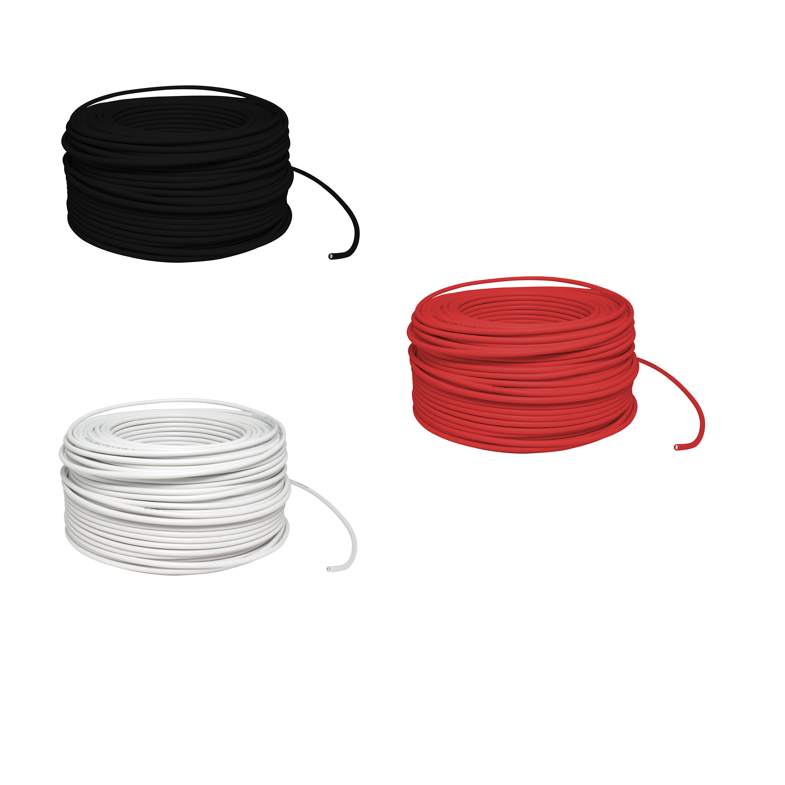 Cables THW de CCA (Copper Clad aluminum). Calibre 14.