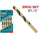 (Pack 5pcs) brocas HSS 1/2"