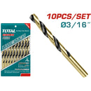 (Pack 10pcs) brocas HSS 3/16"