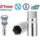 Dados Para Bujía De 1/2". Cr-V (50 BV 30). Cromado De Tratamiento Térmico