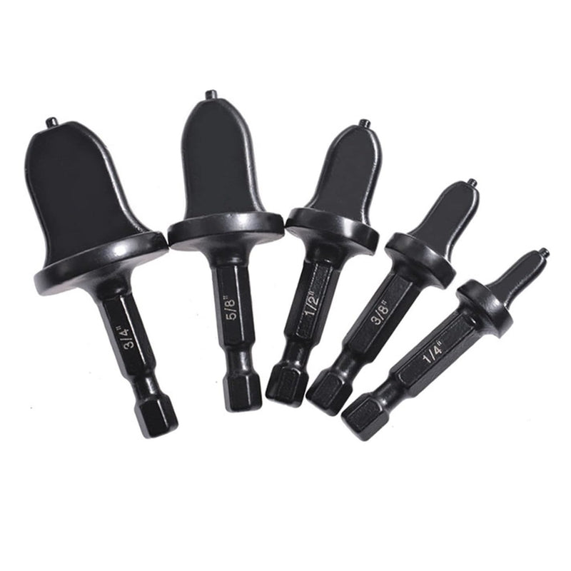 Abocinador Juego de 5 Brocas expansor de tubería cobre base hexagonal