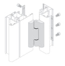 Bisagra de Sobre Poner Hoja Ventana/Inversor. Sistema Plegable. Color Blanco