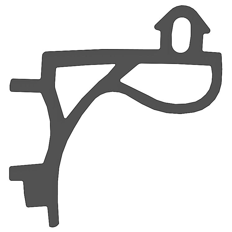 Empaque para Sello de Puerta Easy Office. Triple Recamara. Rollo 14 mts.  Color Negro