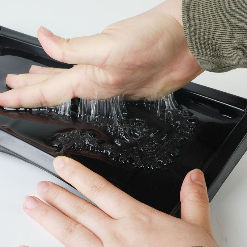 Trampa para ratones con pegamento 25x13cm Caja negra plástica con 0.3% Fipronil lista para usar. Pegatina para cocina