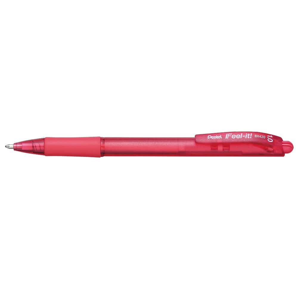 Bolígrafo Feel-It Retráctil 1.0Mm Rojo