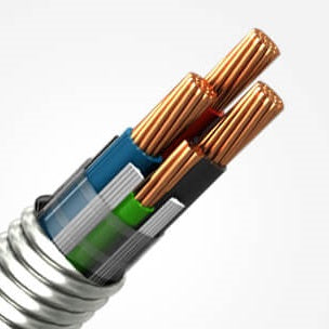 Cables armado Armalat tipo BX MC-C conductor THHN 600V LT. Rollo de 76.2 m.