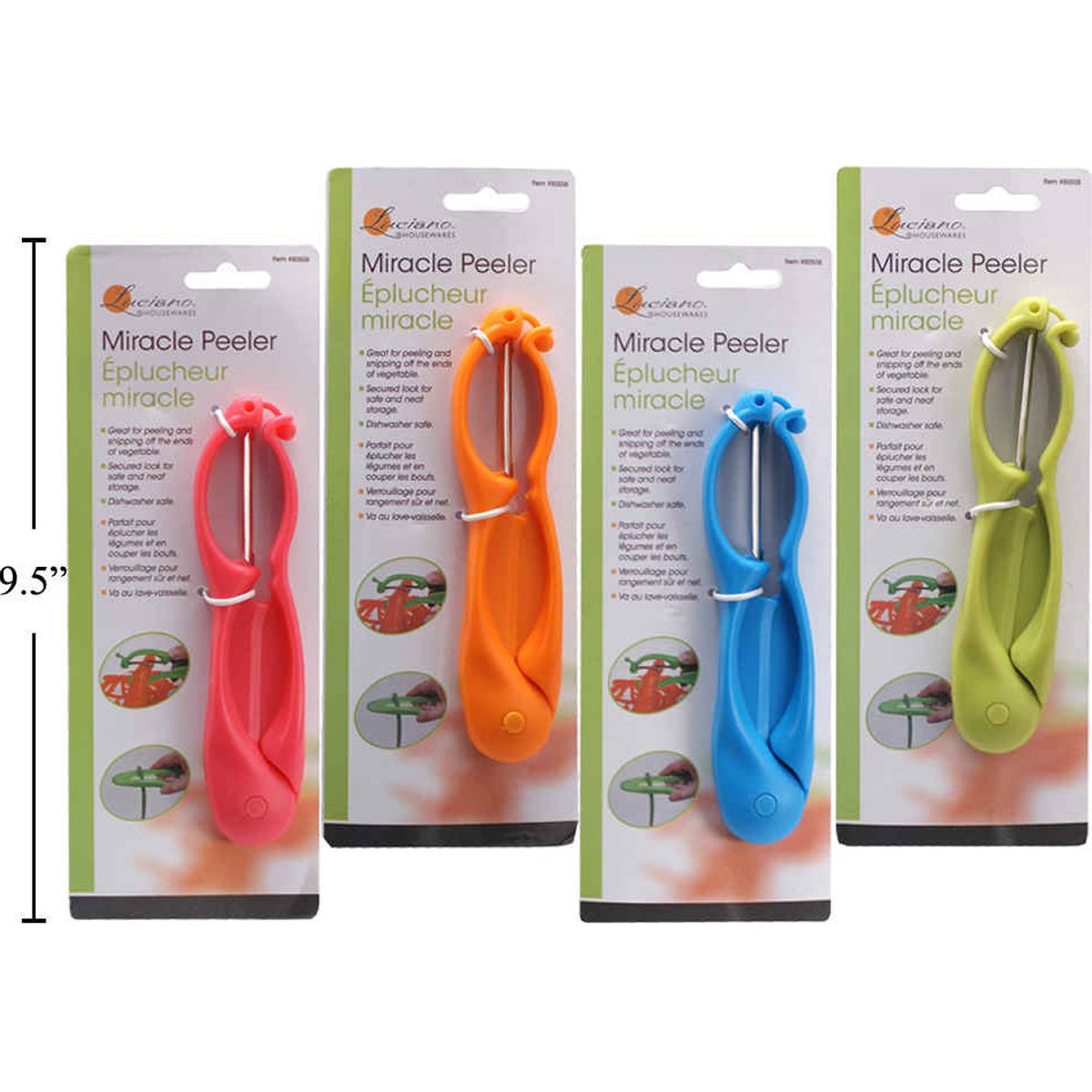 Pelador Luciano Miracle (1pza) (Viene en colores variados al azar)