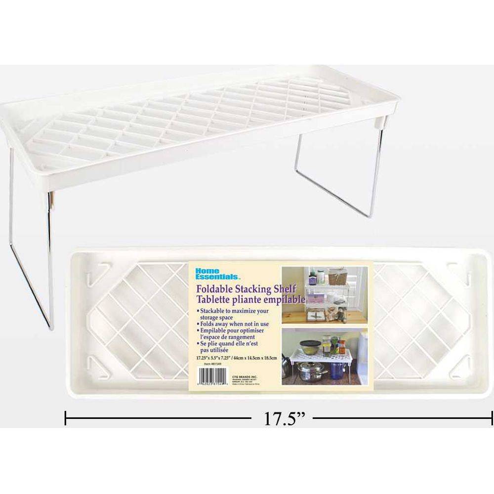 Repisa Organizador Apilable Plegable, 17.25 "X5.5" X7.25 "