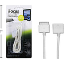 iFocus, cable de extensión de 3.3 pies para iPad / iPhone / iPod, b / c
