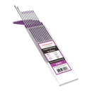 Tungstenos E3 purpura 2.4mm (3/32") para soldadura tig (no radioactivos) (Caja de 10 pcs)