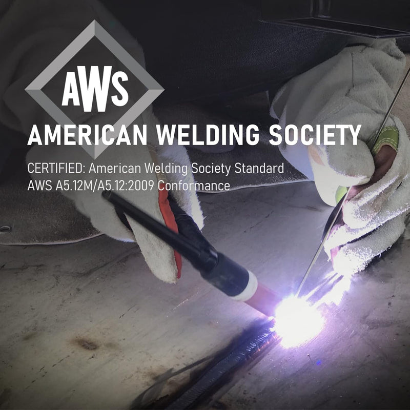 Tungstenos E3 purpura 2.4mm (3/32") para soldadura tig (no radioactivos) (Caja de 10 pcs)