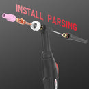 Tungstenos E3 purpura 2.4mm (3/32") para soldadura tig (no radioactivos) (Caja de 10 pcs)