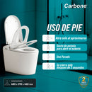 Inodoro Inteligente Pro Smart Toilet One Piece con Bidet Eléctrico 110V/60Hz manual y Control Remoto Multifunción Diseño Premium Alta calidad 680X390X460mm