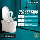 Inodoro Inteligente Pro Smart Toilet One Piece con Bidet Eléctrico 110V/60Hz manual y Control Remoto Multifunción Diseño Premium Alta calidad 680X390X460mm