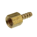 Adaptador hembra de 1/4" x 1/4" de latón para manguera
