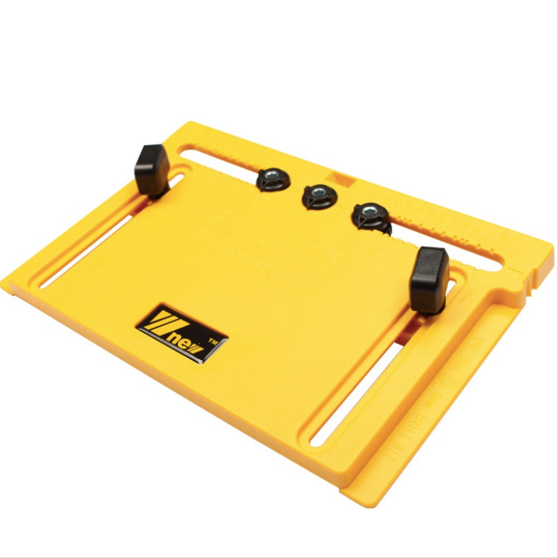 Plantilla de perforación para tiradores de gavetas, cajón, gabinete. Medida móvil 3/16 " (5mm) guía