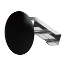 Tapón de acero inoxidable 45 mm. Tapa Cubre orificios en fregador o lavamanos. Color negro.