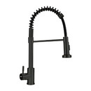 Grifo de fregador con Manguera Extensible de 1,5 m y Doble Función. Pluma Llave Mezcladora para Cocina. Color negro.