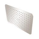 Regadera para Ducha Rectangular 8"x12" Satinada. Cabezal de Acero Inoxidable Cepillado.