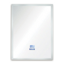 Espejo LED Rectangular 80x60 cm con Luz LED de 3 Tonos, Botón Táctil, Función Antiempañante y Bocina Bluetooth Integrada.