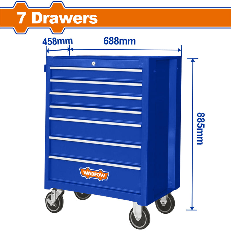 Caja herramientas gabinete con ruedas 7 gavetas gavinete carrito servicio mecánico (VACIO) Trolley servicio