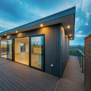 Piso Deck WPC exteriores dual color Caoba / Gris claro 23x140x2900mm
