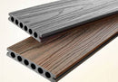 Piso Deck WPC Exteriores Dual Color Caoba / Gris Claro 23 X140x2900mm
