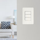 Interruptor triple de 1 vía 10 Amperios-125Volt 60Hz color blanco