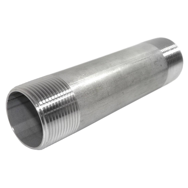Niples Tipo Barril Sch40 NPT 304 150Psi. Nominal.