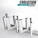 Plantilla Metalica para Perforaciones de Bisagra SobrePoner. Sistema Plegable Europa