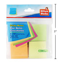 4 x 100 Hojas Post it Neon Hojas notas Adhesivas Memo, 4x4cm, pbh