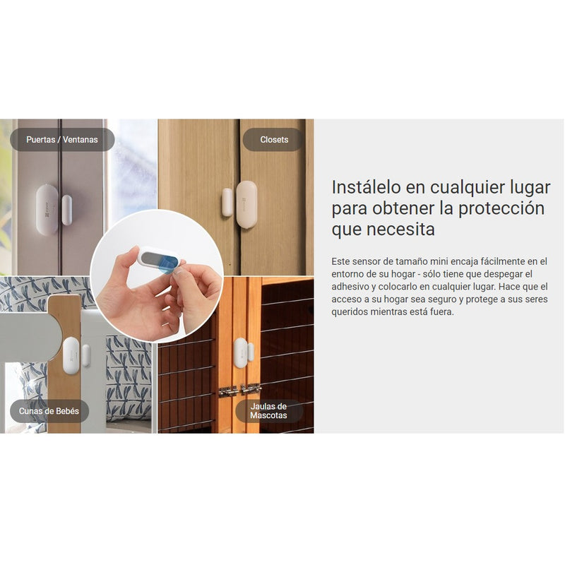 Sensor de Apertura/Cierre para interiores.