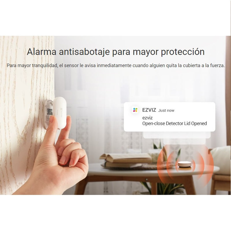 Sensor de Apertura/Cierre para interiores.