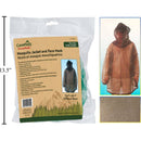 Camping Protector Mosquito Chaqueta Y Mascara Facial, 75.6"X30.7"