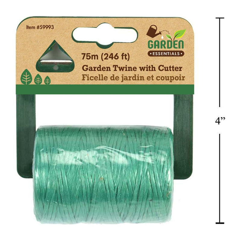 Rollo Hilo cuerda de jardin con cortador 75mts