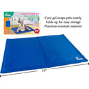 Cama de enfriamiento de gel  20 "X16" Tamaño M, caja de color Refresca a su mascota