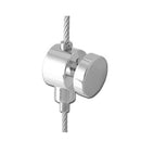 Anclaje de cable para letreros o laminas verticales.