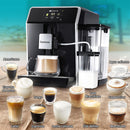 Máquina de Cafe Automática profesional Granos y polvo sistema de control inteligente avanzado 20 Bar Pantalla táctil  Joystick Espresso capuchino latte cortado macchiato
