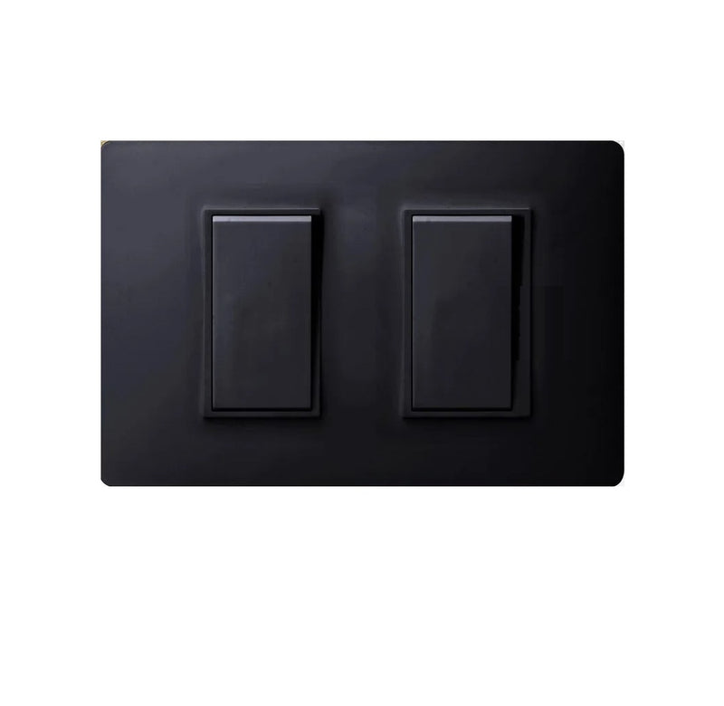 Interruptor doble 3 vías 10 Amperios-125Volt 60Hz color Negro