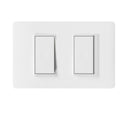 Interruptor doble 10 Amperios-125Volt 60Hz 1 Vía color blanco