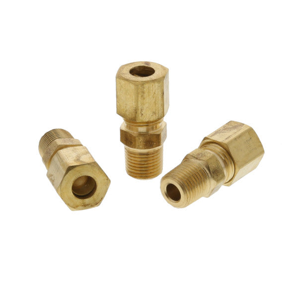 Adaptador macho de compresión de 1/4" x 3/8" (