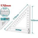 Escuadra De Acero 170 Mm. Medición Métrica.