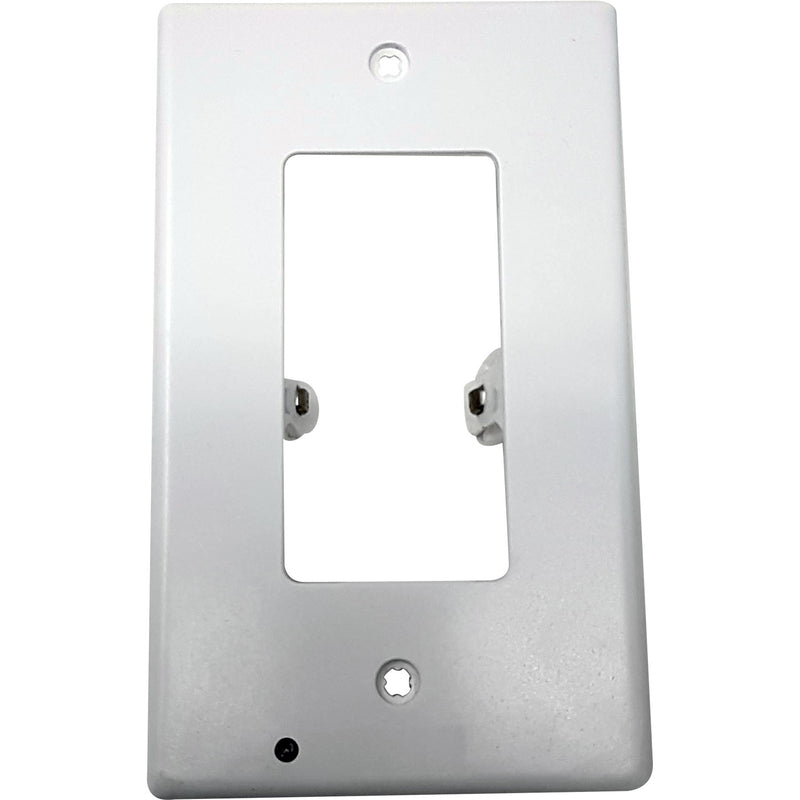 Tapa plástica de interruptor con luz LED. (Color Blanco)