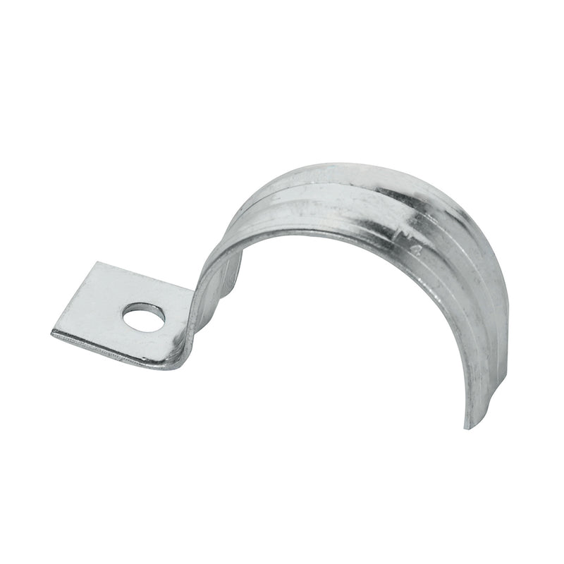 (Paq.10 pzas) Abrazadera grapas para tubo tipo uña 1/2" Surtek