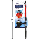 Set de Caña Pesca 1,5 m / 381 pies. Juego de caja de aparejos y varillas telescópicas, t.o.c.