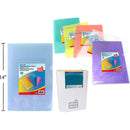 Carpeta color transparente 3 piezas Legal, 8-7 / 8x14-3 /8"  (Viene en colores variados al azar)