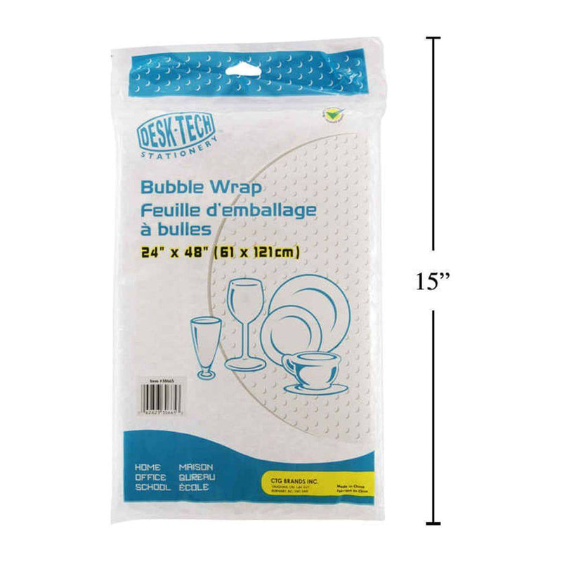 Plástico De Burbujas Desk Tech De 24 "X 48"