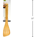 Espátula Contorneada de madera  Ranurada Bambú Luciano