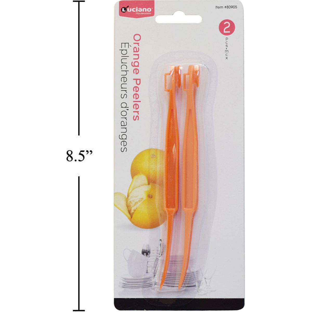 Pelador de naranjas Luciano, 2 piezas