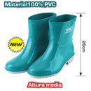 Botas De Caucho TOTAL. 100% PVC. Resistentes A Aceites, Acidos Y A La Alcalinidad